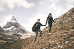 Lifestyle Paar in Zermatt