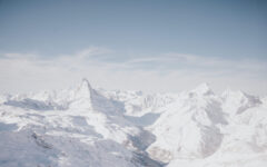 Zermatt vom Helikopter aus
