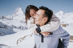 Couple Love Photo in Zermatt